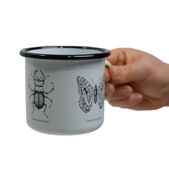 1363.00 WWF Emaille-Tasse «Insekten»