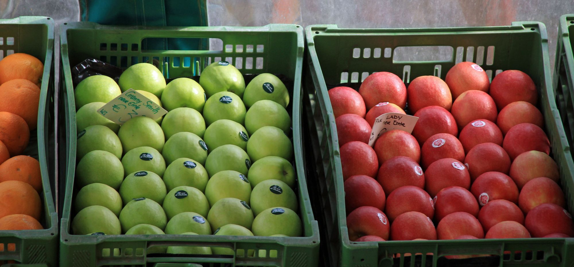 Äpfel auf dem Markt