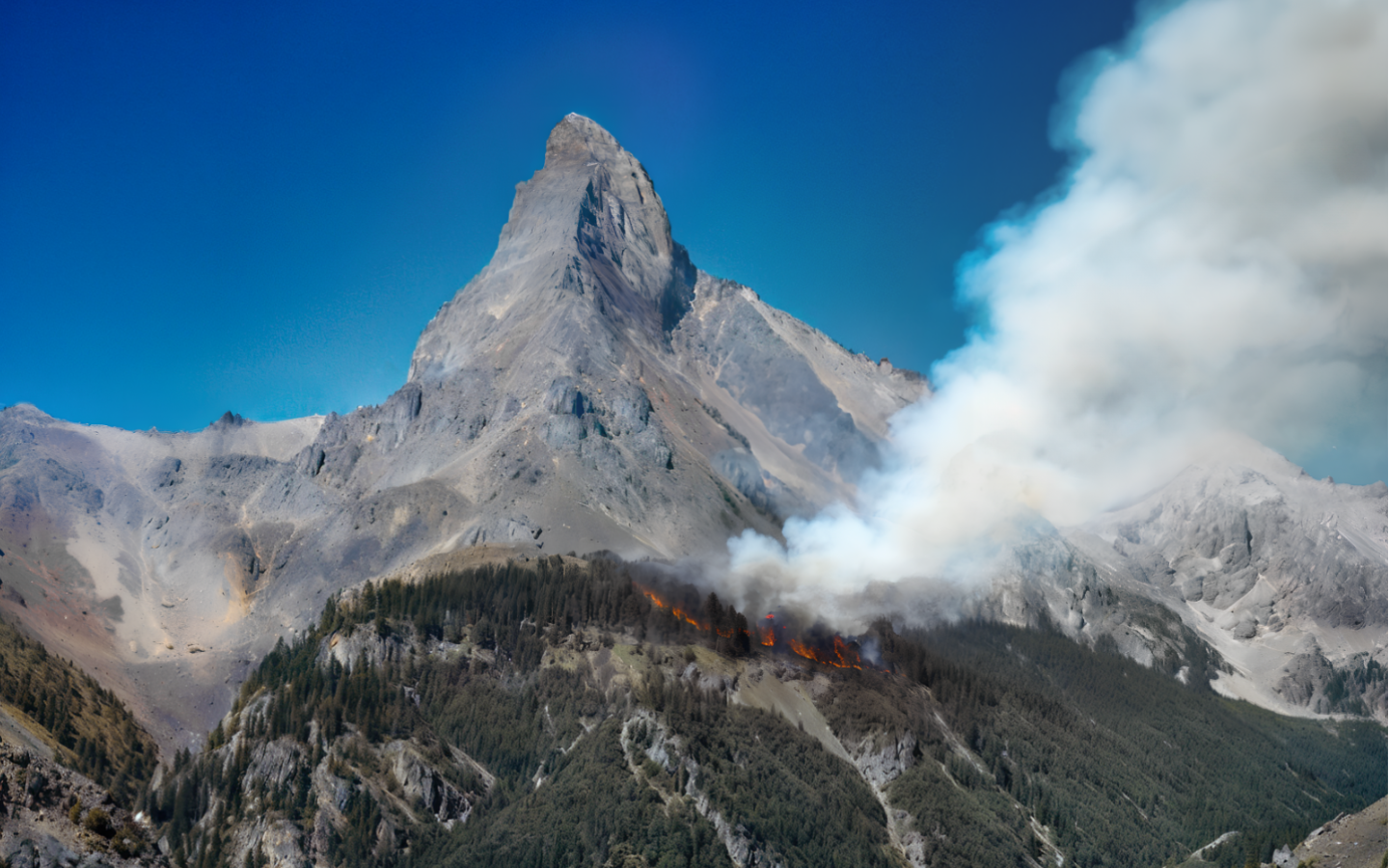 Matterhorn (KI) Klimawandel nachher 2085